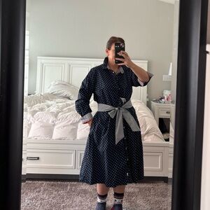 Izod polka dot dress! Size XXL